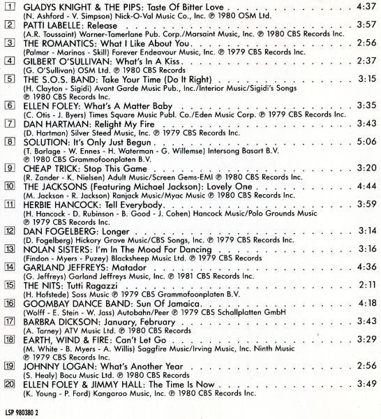 Various : 25 Jaar Popmuziek - 1980 (CD, Comp, +Bo)