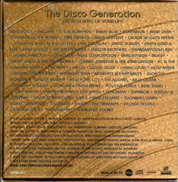 Various : The Disco Generation (5xCD, Comp)