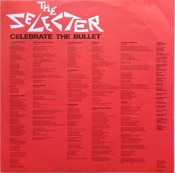The Selecter : Celebrate The Bullet (LP, Album)