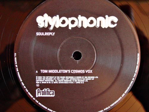 Stylophonic : Soulreply (Tom Middleton Mixes) (12")