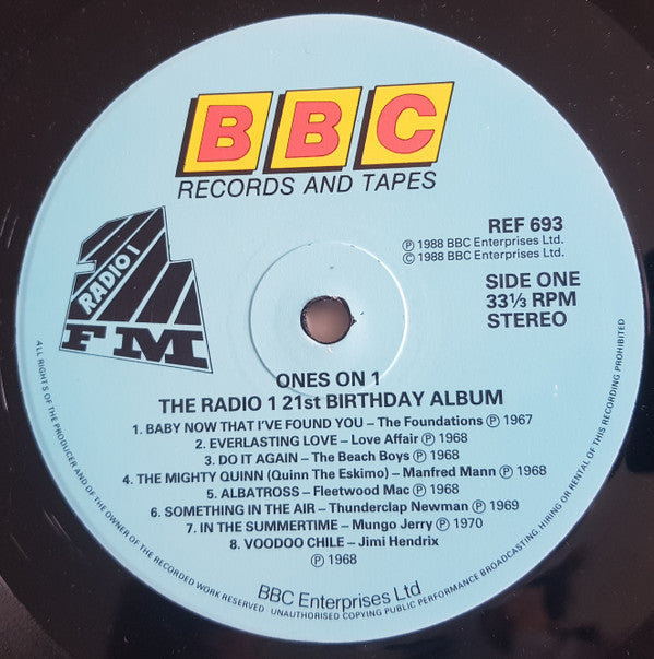Various : Ones On 1 / The Radio 1 21st Birthday Album (2xLP, Comp, Gat)