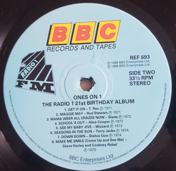 Various : Ones On 1 / The Radio 1 21st Birthday Album (2xLP, Comp, Gat)