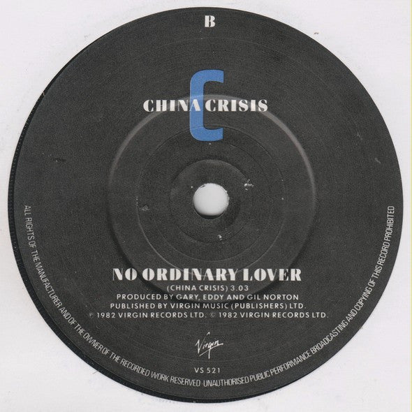 China Crisis : No More Blue Horizons (Fool Fool Fool) (7", Single)