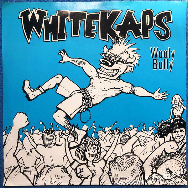 White Kaps : Wooly Bully (7", Blu)