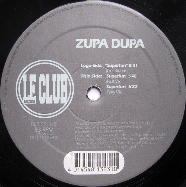 Zupa Dupa : Superfun (12")