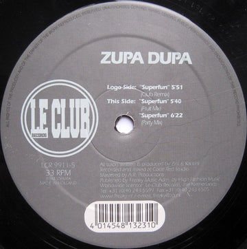 Zupa Dupa : Superfun (12")