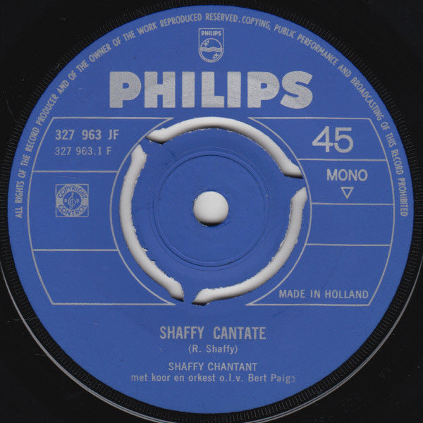 Shaffy Chantant / Ramses Shaffy : Shaffy Cantate / Marije (7", Single)