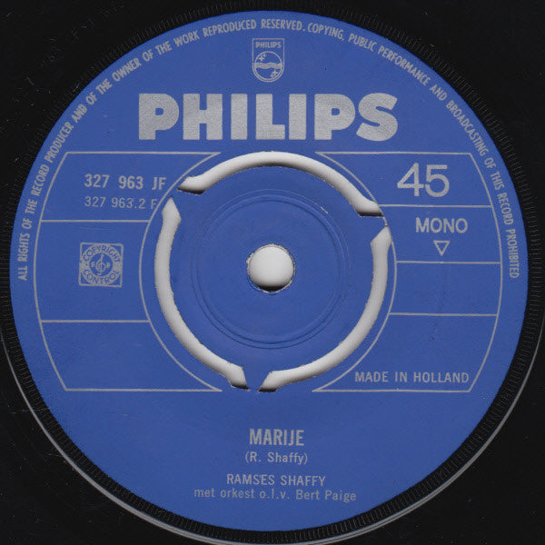 Shaffy Chantant / Ramses Shaffy : Shaffy Cantate / Marije (7", Single)