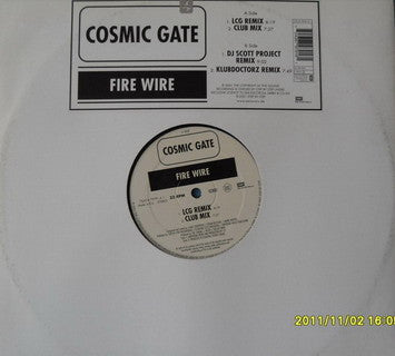 Cosmic Gate : Fire Wire (12")