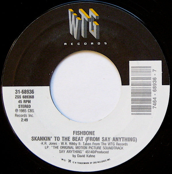 Peter Gabriel / Fishbone : In Your Eyes / Skankin' To The Beat (7", Single)