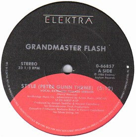 Grandmaster Flash : Style (Peter Gunn Theme) (12")