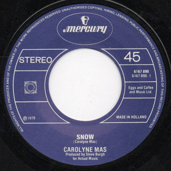 Carolyne Mas : Snow (7", Single)