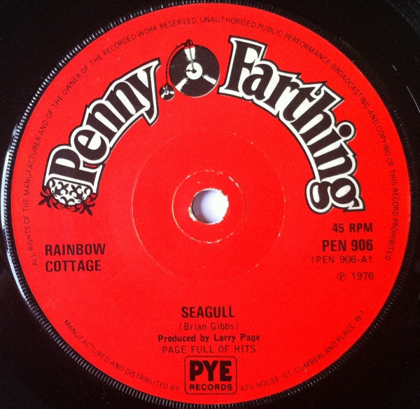 Rainbow Cottage : Seagull (7", Single, Sol)