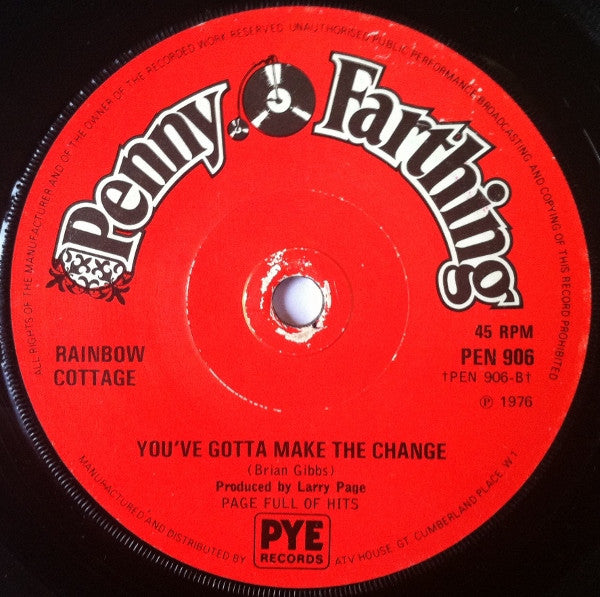 Rainbow Cottage : Seagull (7", Single, Sol)