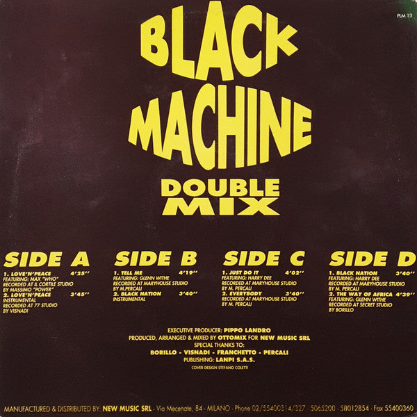 Black Machine : Double Mix (2x12", Ltd)