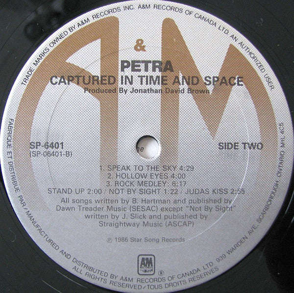 Petra (9) : Captured In Time And Space (2xLP, Album)