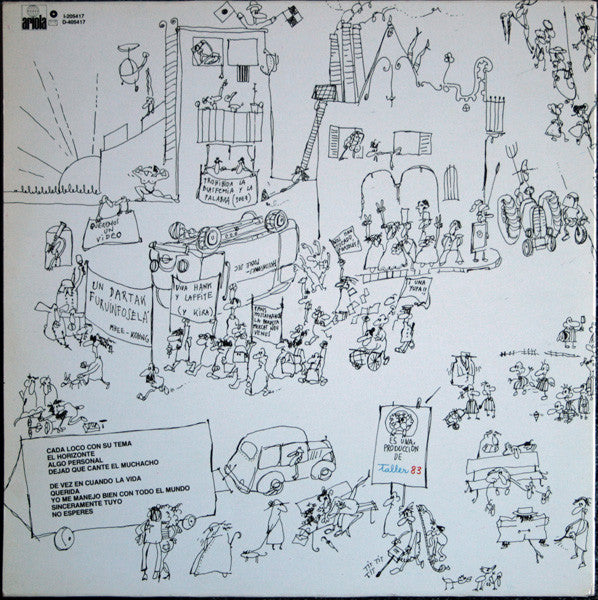 Joan Manuel Serrat : Cada Loco Con Su Tema (LP, Album, Gat)