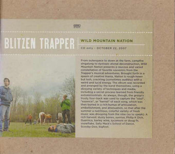 Blitzen Trapper : Wild Mountain Nation (CD, Album, Promo)