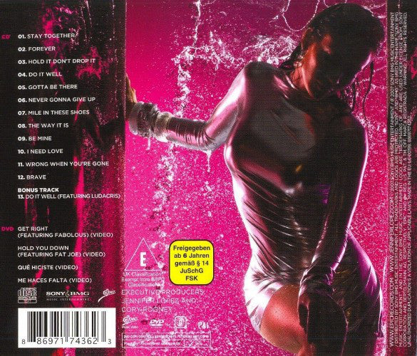 Jennifer Lopez : Brave (CD, Album + DVD-V, PAL + Dlx)