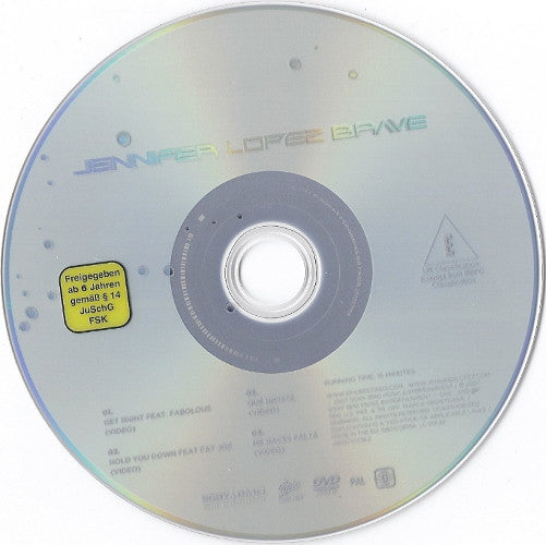 Jennifer Lopez : Brave (CD, Album + DVD-V, PAL + Dlx)