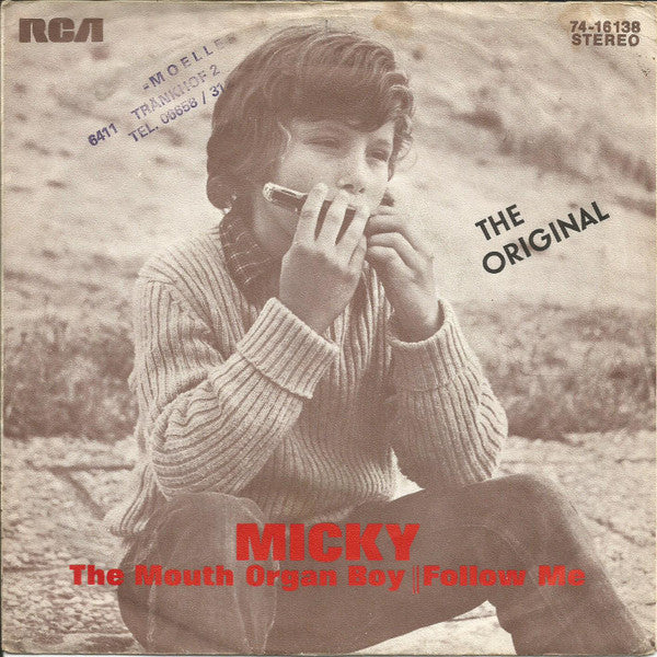 Micky (3) : The Mouth Organ Boy (7", Single)