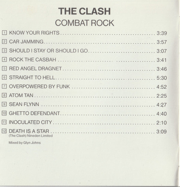 The Clash, Various : Combat Rock (CD, Album, RE + CD, Comp)