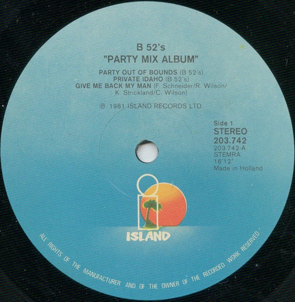 The B-52's : Party Mix! (LP, MiniAlbum)
