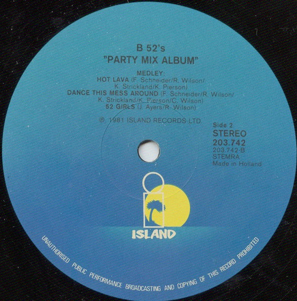 The B-52's : Party Mix! (LP, MiniAlbum)