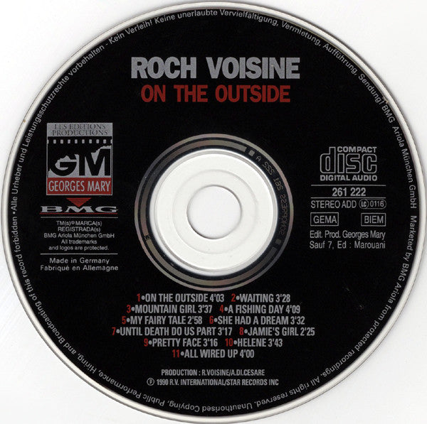 Roch Voisine : On The Outside (CD, Album)