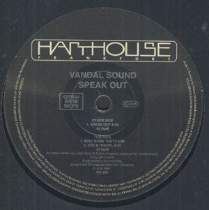 Vandal Sound : Speak Out (12")