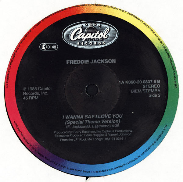 Freddie Jackson : You Are My Lady (12", Single)