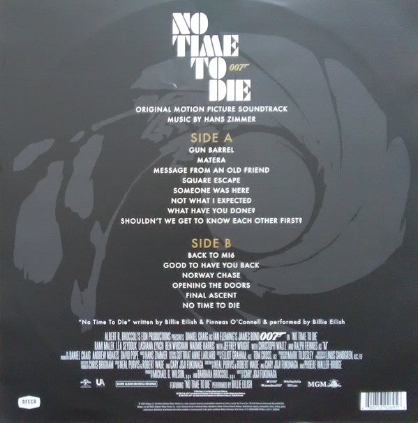 Hans Zimmer : No Time To Die (Original Motion Picture Soundtrack) (LP, Album, Pic)