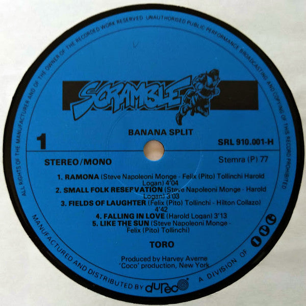 Toro (4) : Banana Split (LP, Album, RE)