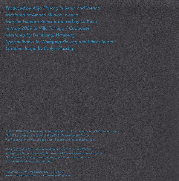 Soap&Skin : Marche Funèbre (CD, EP)