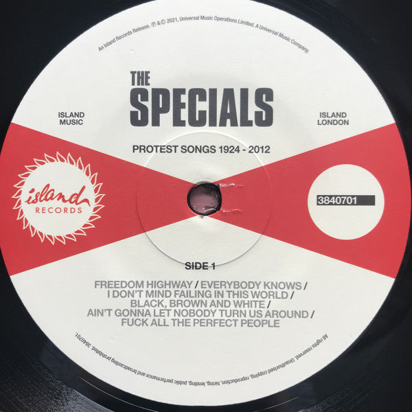 The Specials : Protest Songs 1924-2012 (LP, Album, 180)