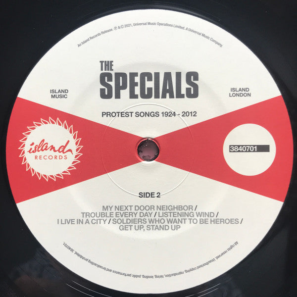 The Specials : Protest Songs 1924-2012 (LP, Album, 180)