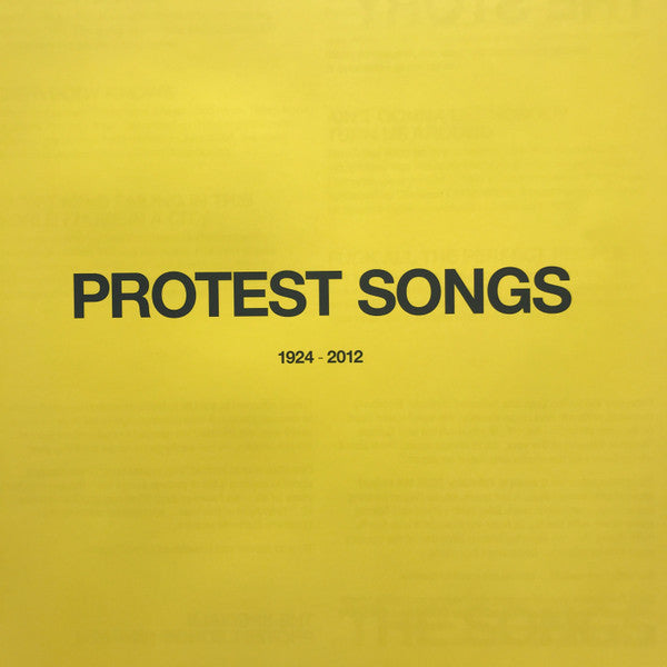 The Specials : Protest Songs 1924-2012 (LP, Album, 180)