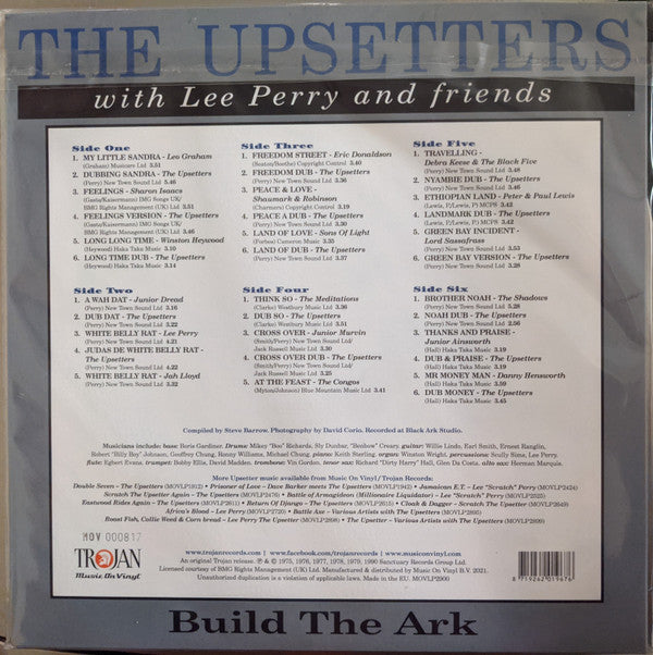 The Upsetters With Lee Perry & Friends : Build The Ark (3xLP, Comp, Ltd, Num, RE, Ora)