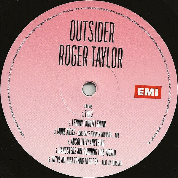 Roger Taylor : Outsider (LP, Album)