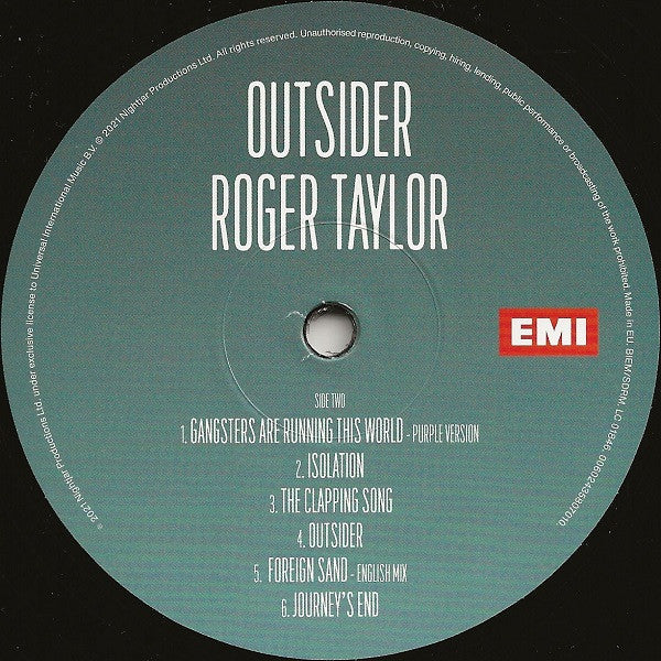 Roger Taylor : Outsider (LP, Album)