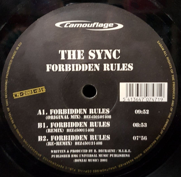 The Sync : Forbidden Rules (12")