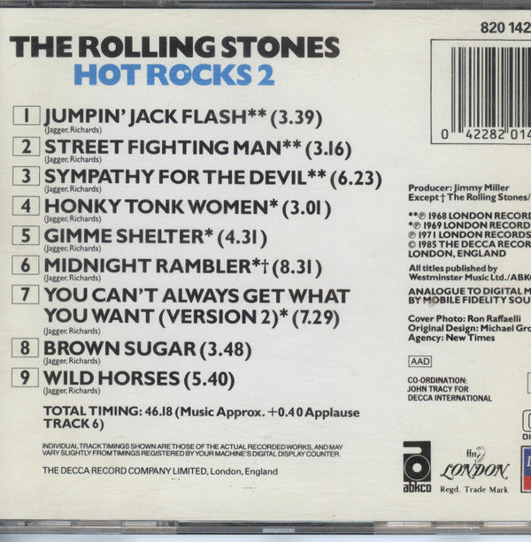 The Rolling Stones : Hot Rocks 2 (CD, Comp)