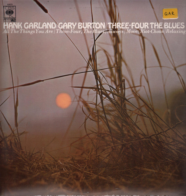 Hank Garland & Gary Burton : Three-Four The Blues (LP, RE)