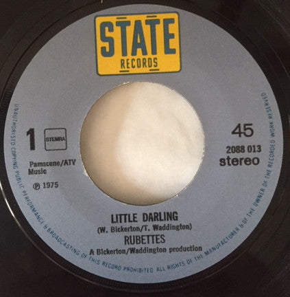 The Rubettes : Little Darling (7", Single)