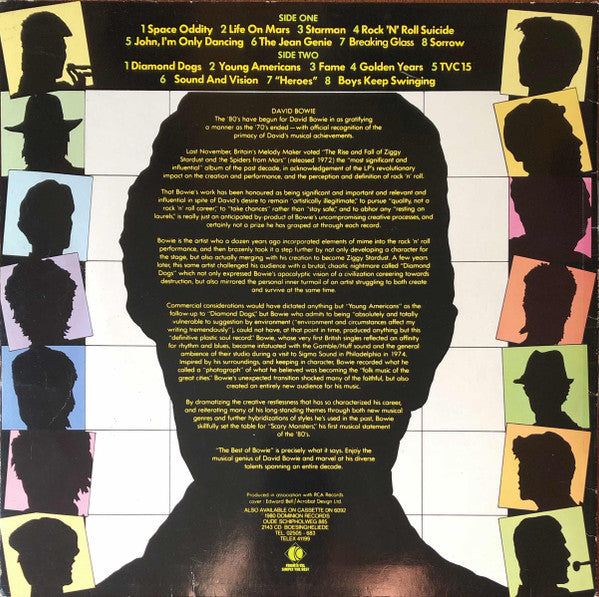 David Bowie : The Best Of Bowie (LP, Comp)