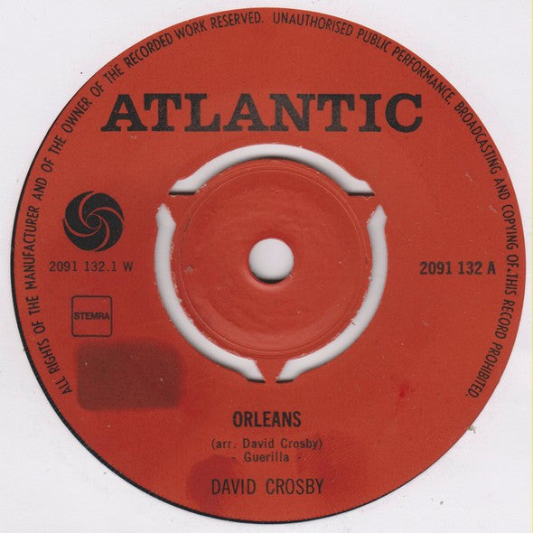David Crosby : Orleans (7", Single)
