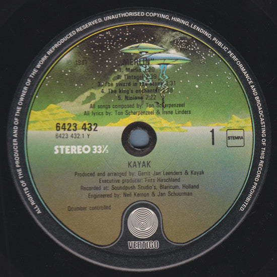 Kayak : Merlin (LP, Album)