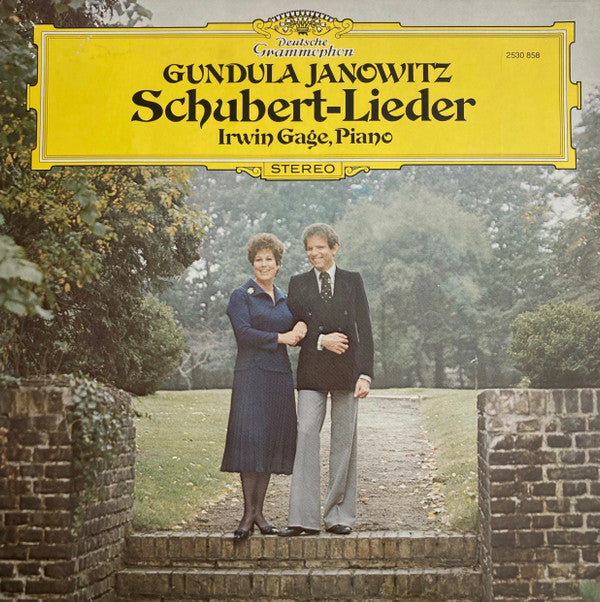 Franz Schubert, Gundula Janowitz, Irwin Gage : Lieder (LP)