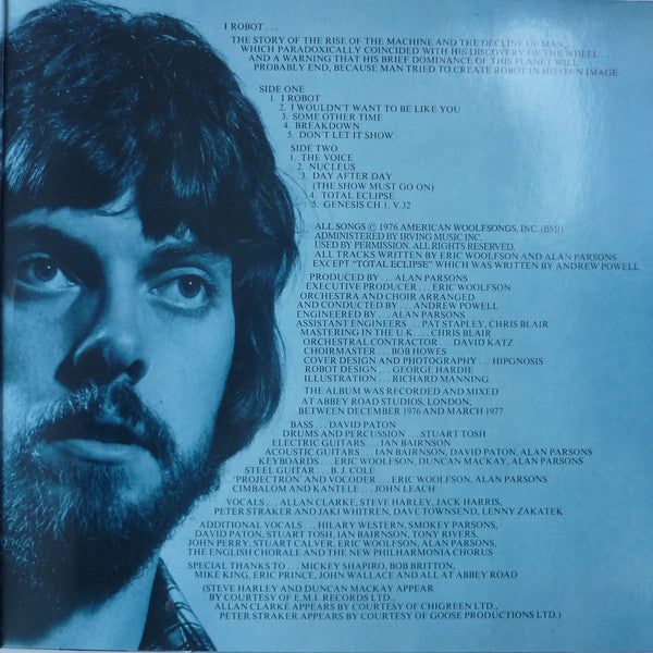 The Alan Parsons Project : I Robot (LP, Album, RE, Gat)
