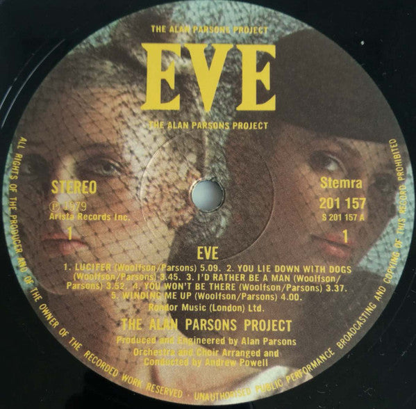The Alan Parsons Project : Eve (LP, Album, Gat)